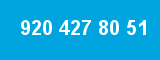 920 427 80 51